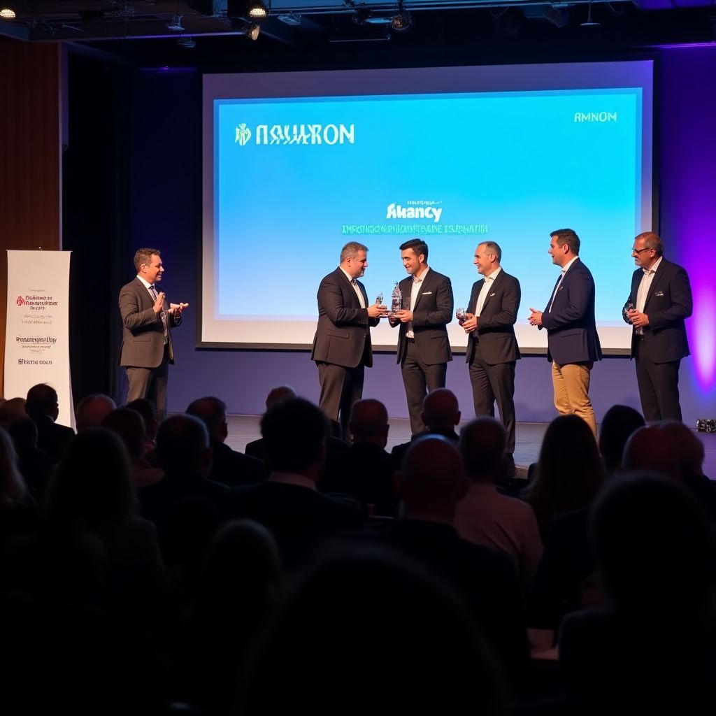 Recebimento de prêmio de inovação